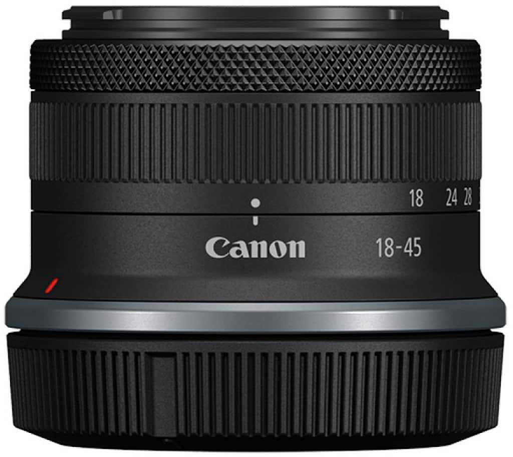 Back. Canon - RF-S18-45mm F4.5-6.3 IS STM Standard Zoom Lens for EOS R-Series Cameras - Black.