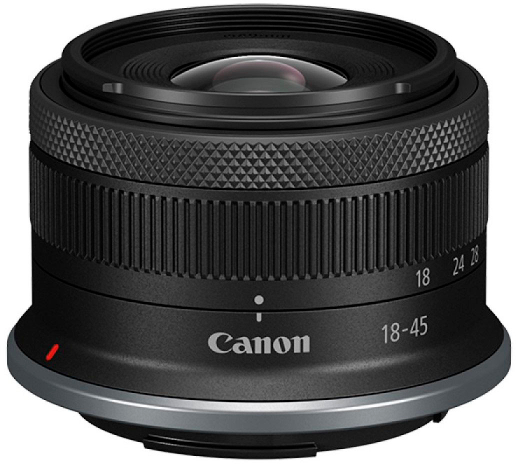 Canon RF-S 18-45mm f/4.5-6.3 IS STM Standard Zoom Lens for RF Mount Cameras  Black 4858C002 - Best Buy