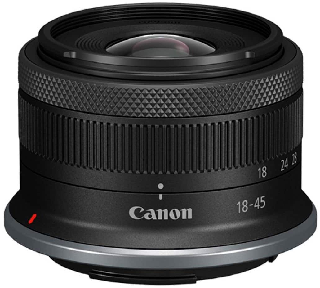 Angle. Canon - RF-S18-45mm F4.5-6.3 IS STM Standard Zoom Lens for EOS R-Series Cameras - Black.