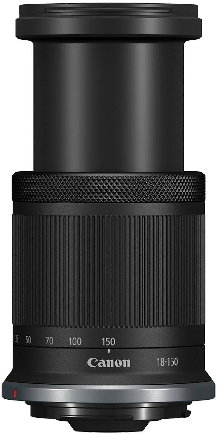 Left. Canon - RF-S18-150mm F3.5-6.3 IS STM Standard Zoom Lens for EOS R-Series Cameras - Black.