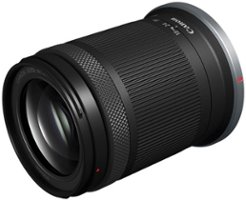 Canon - RF-S 18-150mm f/3.5-6.3 IS STM Standard Zoom Lens for RF Mount Cameras - Black - Front_Zoom