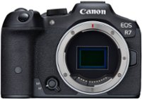 Canon - EOS R7 Mirrorless Camera (Body Only) - Black - Front_Zoom