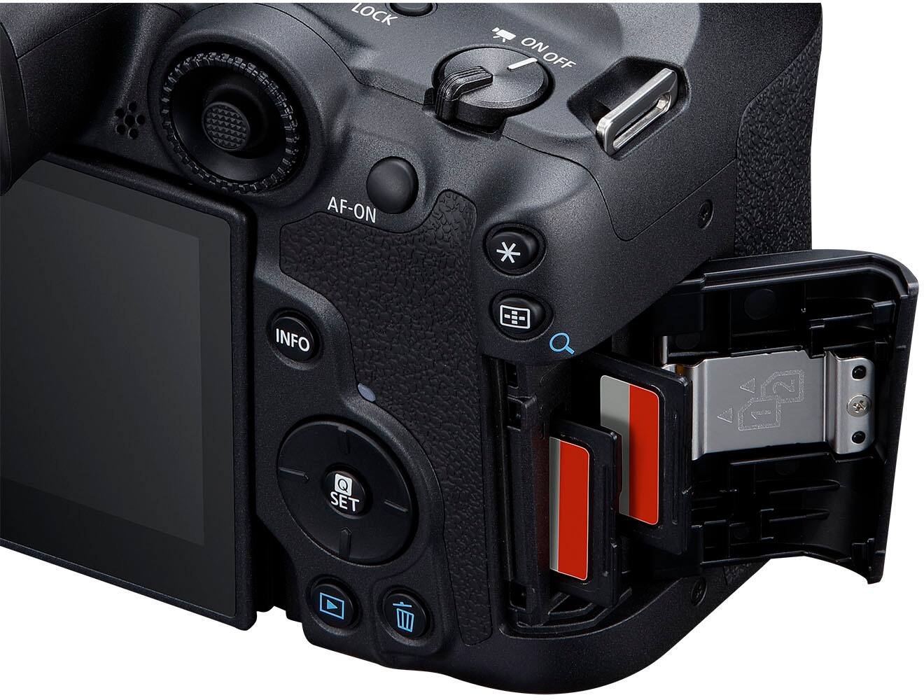 Alt View 12. Canon - EOS R7 Mirrorless Camera (Body Only) - Black.