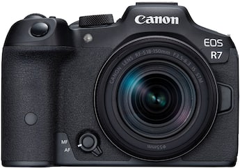 Canon EOS R7 Mirrorless Camera with RF S18 150mm f/3.5 6.3 IS STM Canon EOS R7 Mirrorless Camera with RF S18 150mm f/3.5 6.3 IS STM
