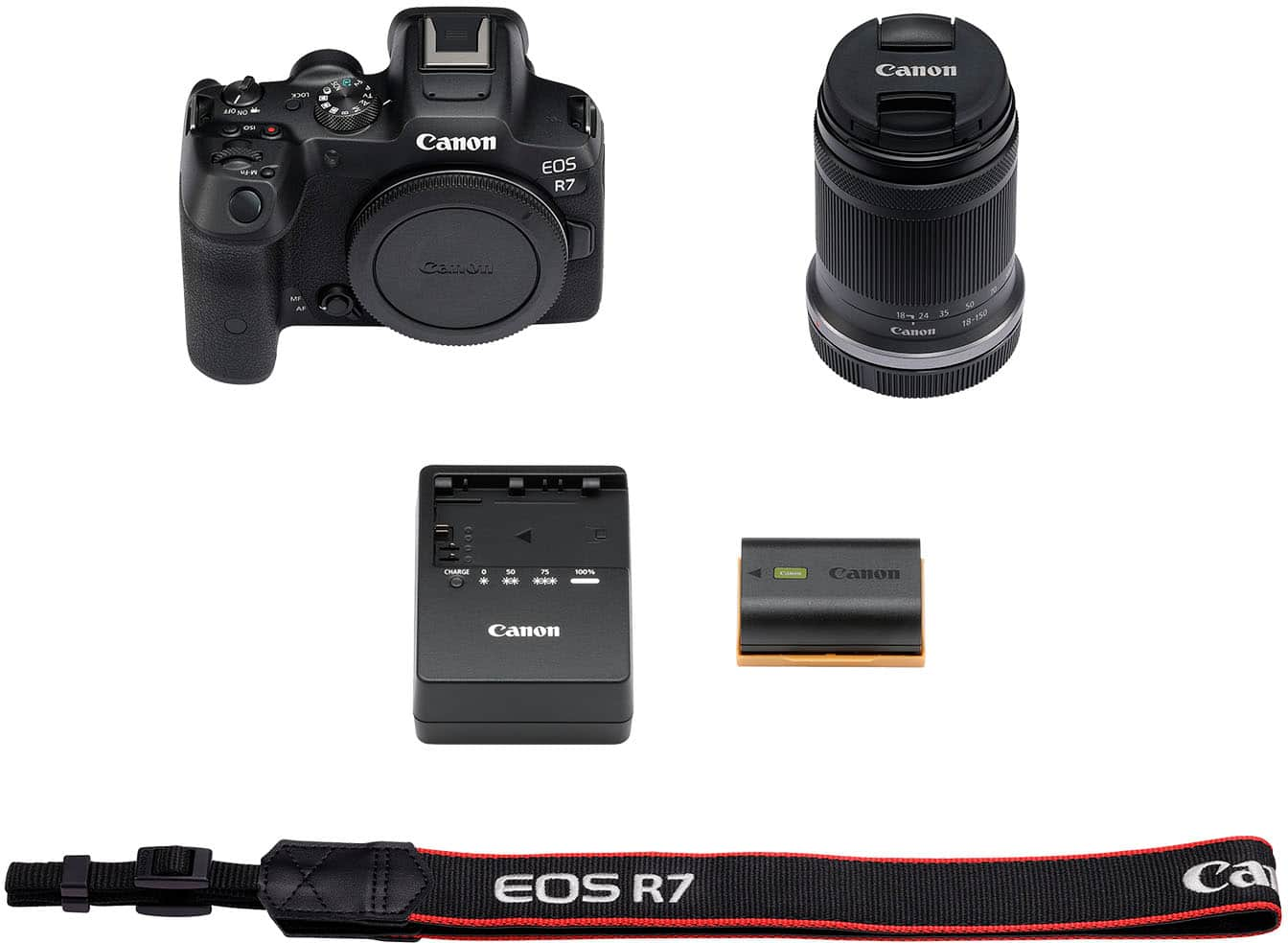 Canon EOS R7 Mirrorless Camera in Black