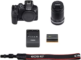 Canon EOS R7 Mirrorless Camera with RF S18 150mm f/3.5 6.3 IS STM Canon EOS R7 Mirrorless Camera with RF S18 150mm f/3.5 6.3 IS STM