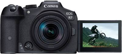 Canon EOS R7 Mirrorless Camera with RF S18 150mm f/3.5 6.3 IS STM Canon EOS R7 Mirrorless Camera with RF S18 150mm f/3.5 6.3 IS STM