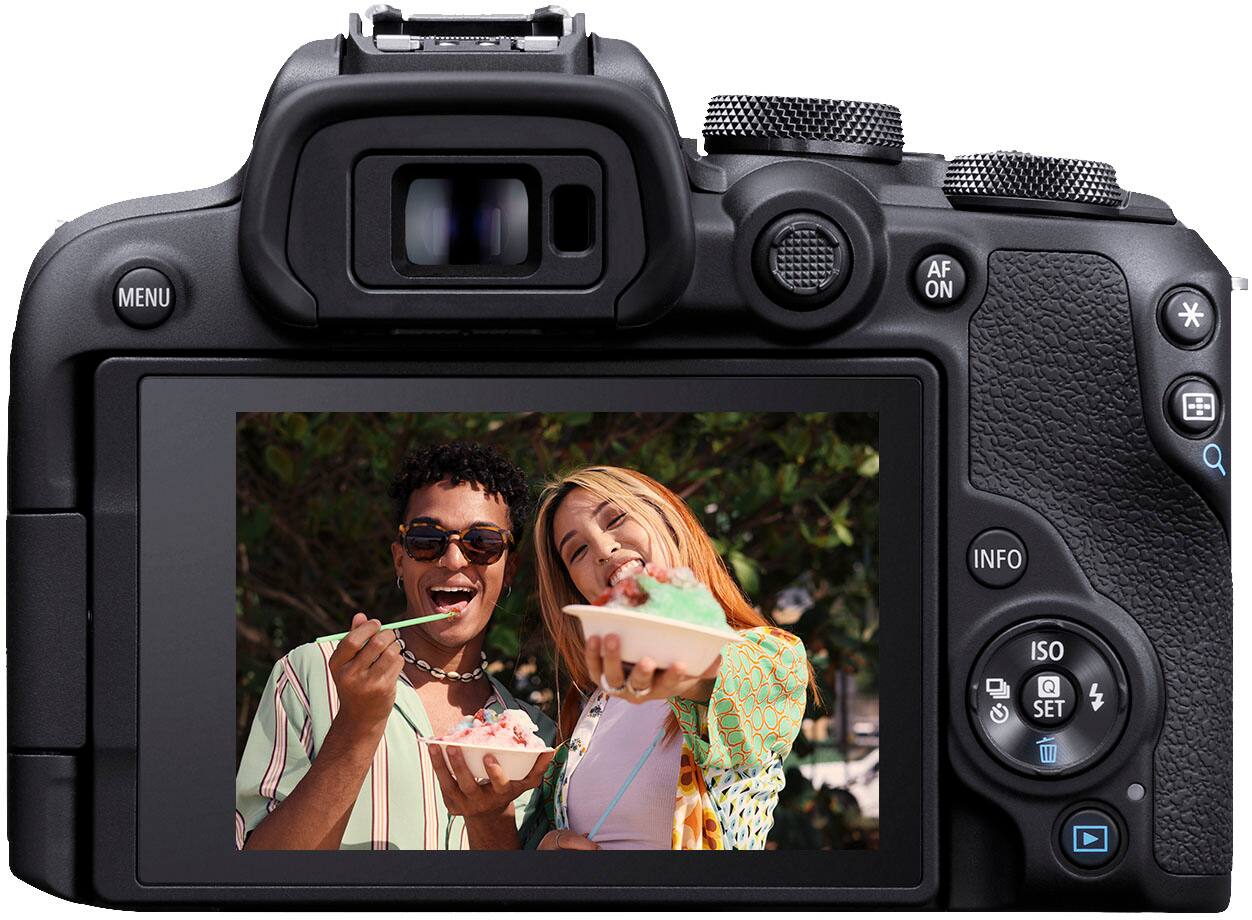 Back. Canon - EOS R10 Mirrorless Camera (Body Only) - Black.