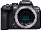 Front. Canon - EOS R10 Mirrorless Camera (Body Only) - Black.