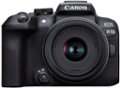 Front Zoom. Canon - EOS R10 Mirrorless Camera with RF-S 18-45 f/4.5-6.3 IS STM Lens - Black.