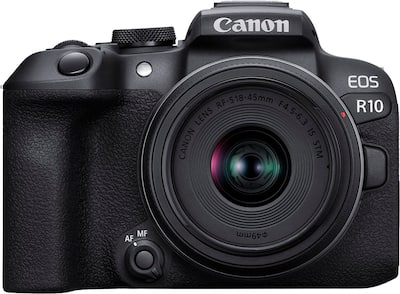 Canon EOS R10 Mirrorless Camera with RF S18 45 f/4.5 6.3 IS STM Canon EOS R10 Mirrorless Camera with RF S18 45 f/4.5 6.3 IS STM