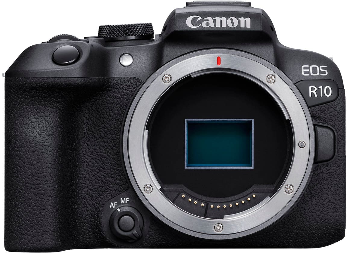 Alt View 11. Canon - EOS R10 Mirrorless Camera with RF-S 18-45 f/4.5-6.3 IS STM Lens - Black.