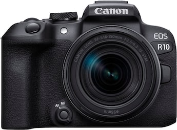 Canon EOS R10 Mirrorless Camera with RF S18 150mm f/3.5 6.3 IS STM Canon EOS R10 Mirrorless Camera with RF S18 150mm f/3.5 6.3 IS STM