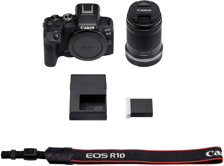 Alt View 18. Canon - EOS R10 Mirrorless Camera with RF-S 18-150mm f/3.5-6.3 IS STM Lens - Black.