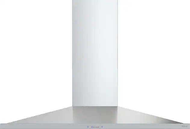 Front. Zephyr - Anzio 36 in. 600 CFM Island Mount Range Hood with LED Light - Stainless Steel.