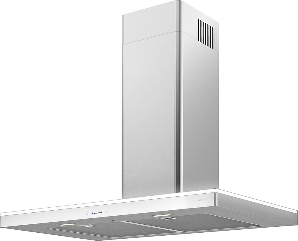 Angle. Zephyr - Luce 30 in. 600 CFM Wall Mount Range Hood with LED Light - Stainless Steel.