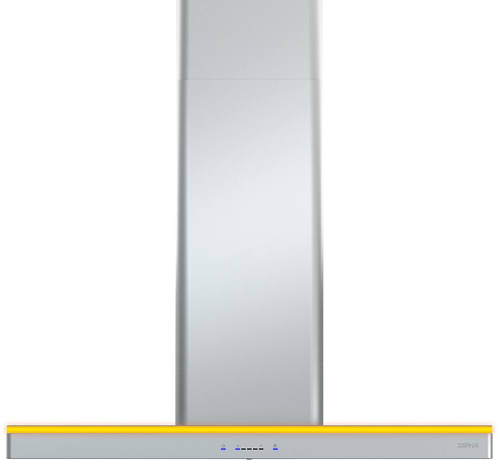 Alt View 19. Zephyr - Luce 30 in. 600 CFM Wall Mount Range Hood with LED Light - Stainless Steel.