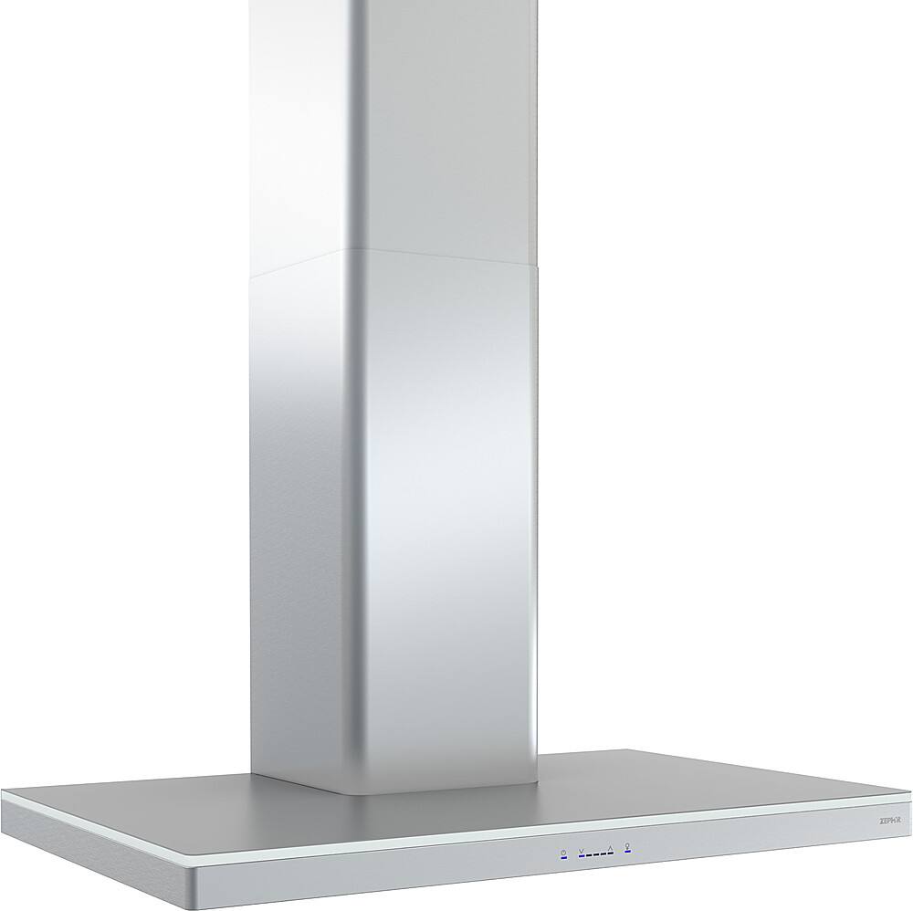 Left. Zephyr - Luce 30 in. 600 CFM Wall Mount Range Hood with LED Light - Stainless Steel.