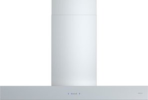 Zephyr - Roma 36 in. 600 CFM Island Mount Range Hood with LED Light - Stainless steel - Front_Zoom