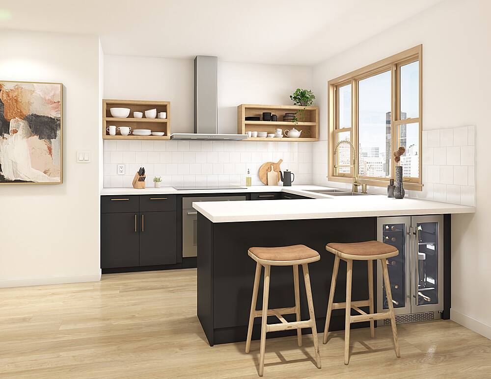 Alt View 13. Zephyr - Luce 36 in. 600 CFM Wall Mount Range Hood with LED Light - Stainless Steel.