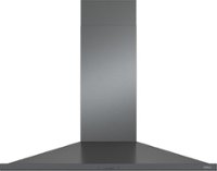 Zephyr - Anzio 36 in. 600 CFM Wall Mount Range Hood with LED Light - Black Stainless Steel - Front_Zoom