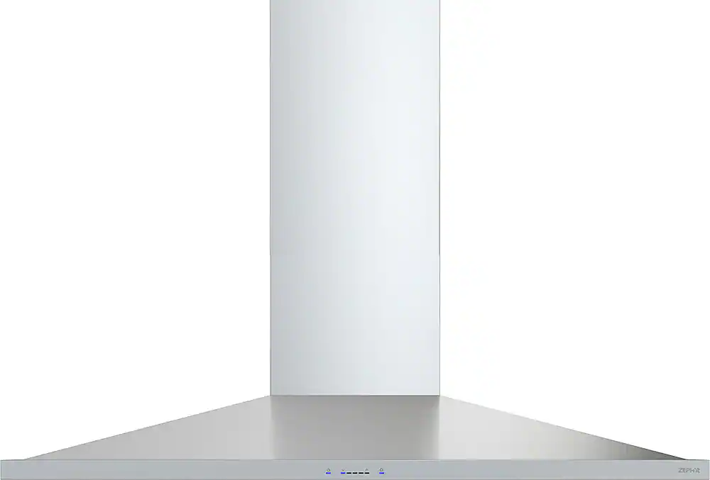 Front. Zephyr - Anzio 42 in. 600 CFM Island Mount Range Hood with LED Light - Stainless Steel.