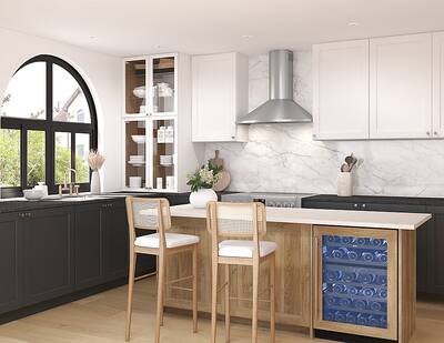 薄井‼︎ページ Zephyr 36 inches Convertible Wall Range Hood Stainless Steel
