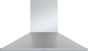 Zephyr - Siena Pro 48 in. 1200 CFM Wall Mount Range Hood with LED Light - Stainless Steel - Front_Zoom