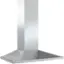 Left. Zephyr - Anzio 30 in. 600 CFM Wall Mount Range Hood with LED Light - Stainless Steel.