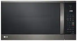 LG - 1.8 Cu. Ft. Over-the-Range Microwave with Sensor Cooking and EasyClean - Black Stainless Steel