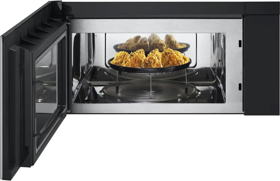 Alt View 19. LG - 1.7 Cu. Ft. Convection Over-the-Range Microwave with Sensor Cooking and Air Fry - PrintProof Stainless Steel.