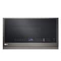 LG - 2.1 Cu. Ft. Over-the-Range Smart Microwave with Sensor Cooking and ExtendaVent 2.0 - Black Stainless Steel