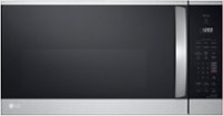 LG - 1.8 Cu. Ft. Over-the-Range Smart Microwave with Sensor Cooking and EasyClean - Stainless Steel - Front_Zoom