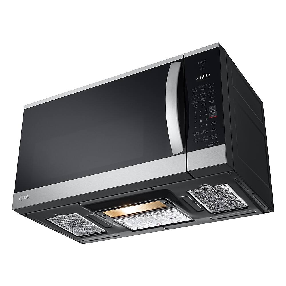 Alt View 13. LG - 1.8 Cu. Ft. Over-the-Range Smart Microwave with Sensor Cooking and EasyClean - PrintProof Stainless Steel.