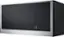 Left. LG - 2.0 Cu. Ft. Over-the-Range Microwave with Sensor Cooking and EasyClean - PrintProof Stainless Steel.