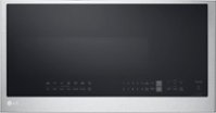 LG - 2.0 Cu. Ft. Over-the-Range Microwave with Sensor Cooking and EasyClean - Stainless Steel - Front_Zoom