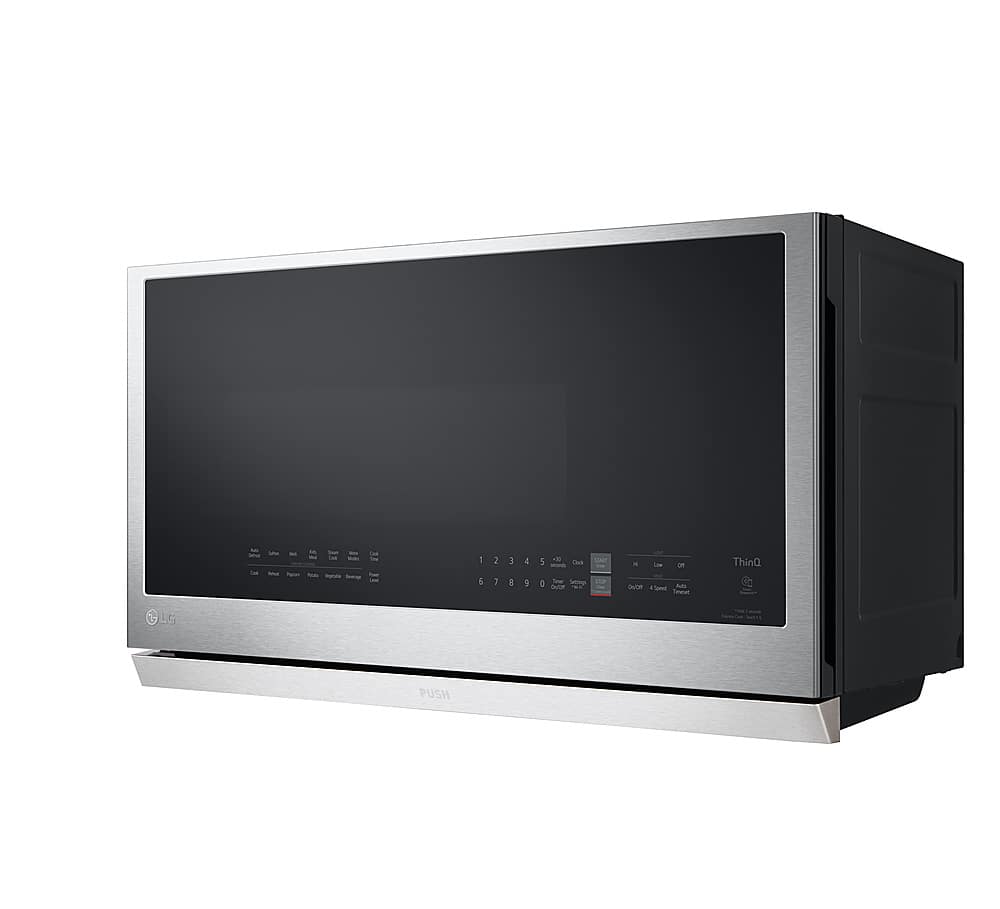 Alt View 15. LG - 2.1 Cu. Ft. Over-the-Range Smart Microwave with Sensor Cooking and ExtendaVent 2.0 - PrintProof Stainless Steel.