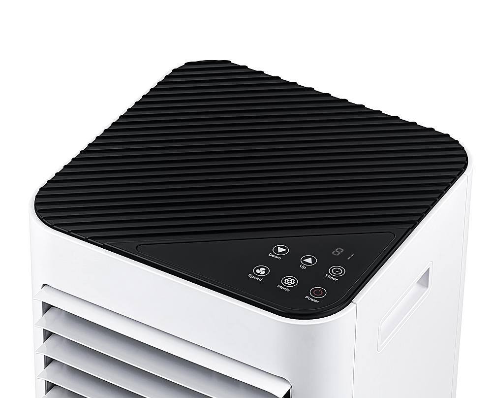 Left View: NewAir - 294 Sq. Ft Portable Air Conditioner - White