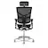 Angle. X-Chair - X2 Wide Seat Mangagement Chair with Headrest - Black.
