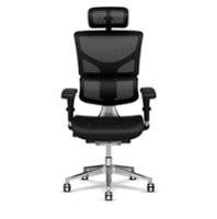 X-Chair - X2 Management Chair with Headrest - Black - Front_Zoom