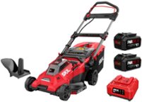 Skil - 20-Volt PWR CORE 20 18-Inch Push Lawn Mower (2 x 4.0Ah Batteries and 1 x Dual Port Charger) - Red/Black - Front_Zoom
