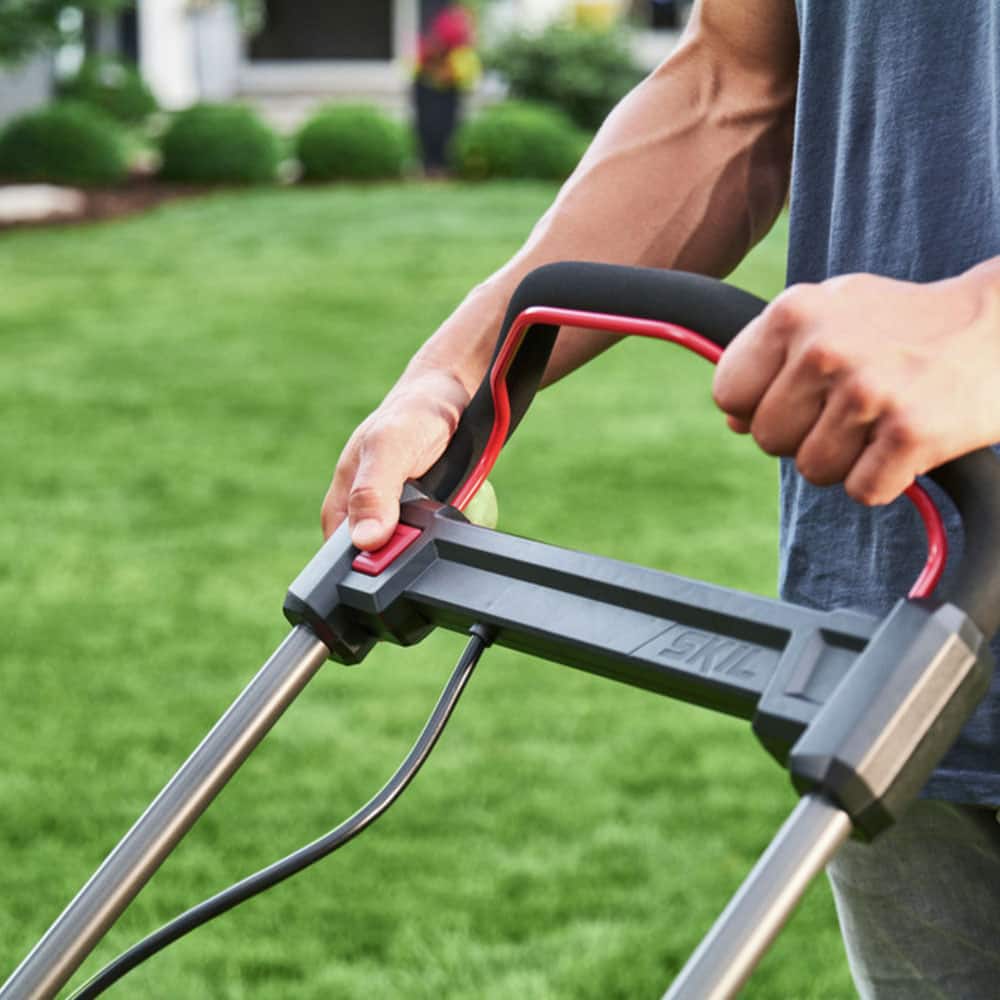 Alt View 13. Skil - 20-Volt PWR CORE 20 18-Inch Push Lawn Mower (2 x 4.0Ah Batteries and 1 x Dual Port Charger) - Red/Black.