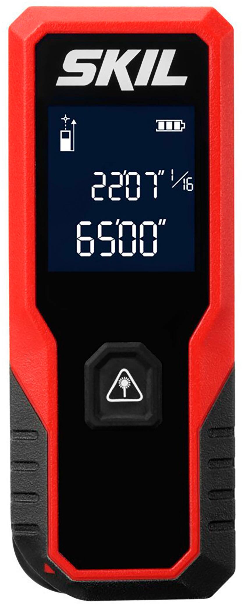 Angle. Skil - 65-Ft Laser Measurer with Wheel - Red/Black.