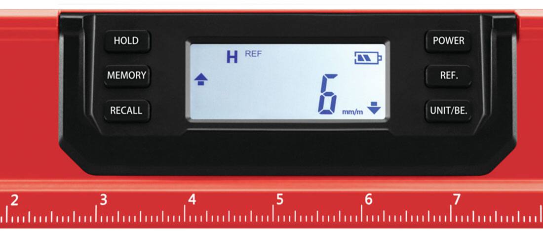 Alt View 1. Skil - 12-In Digital Level - Red/Black.