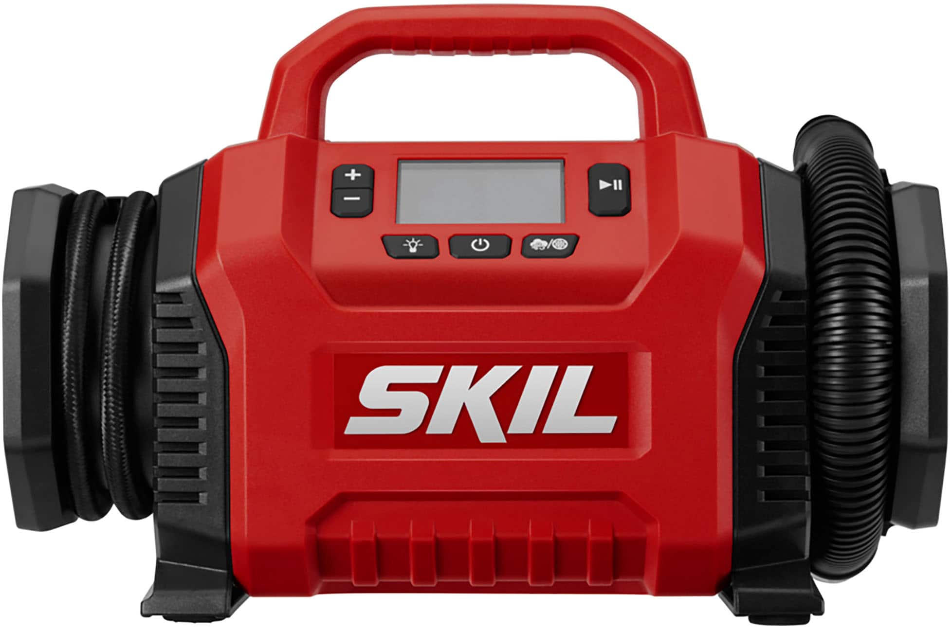Front. Skil - PWR CORE 20 20-Volt Inflator - Tool Only - Red/Black.