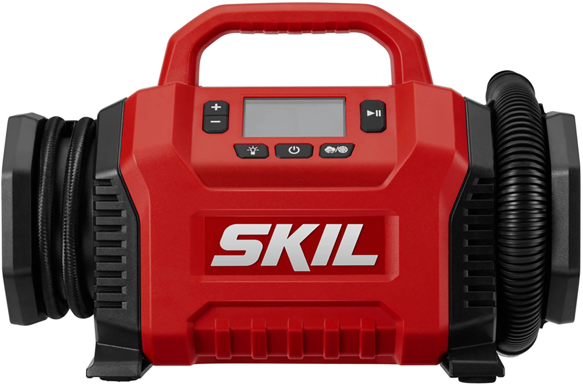 Front. Skil - PWR CORE 20 20-Volt Inflator - Tool Only - Red/Black.
