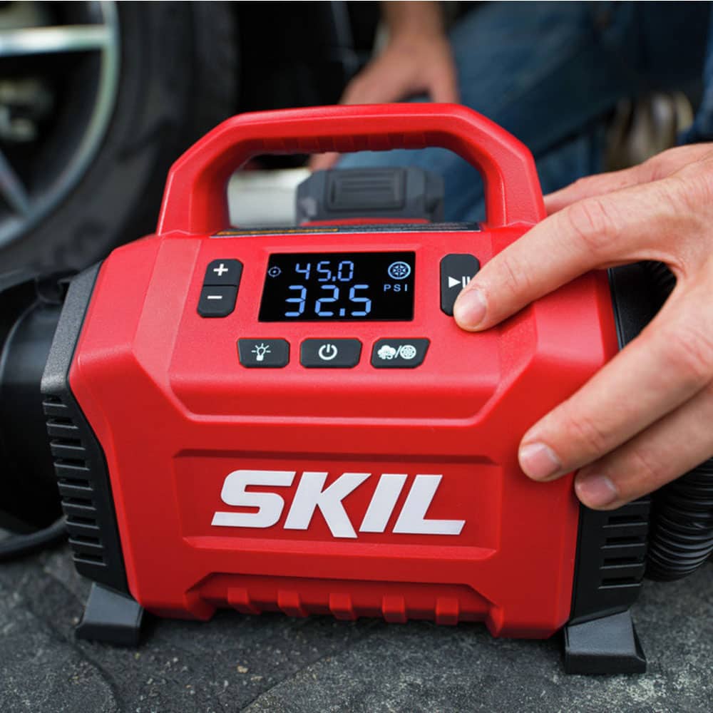 Alt View 13. Skil - PWR CORE 20 20-Volt Inflator - Tool Only - Red/Black.