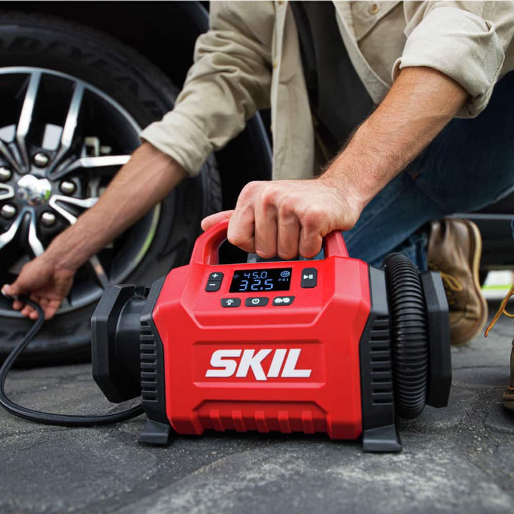 Alt View 14. Skil - PWR CORE 20 20-Volt Inflator - Tool Only - Red/Black.