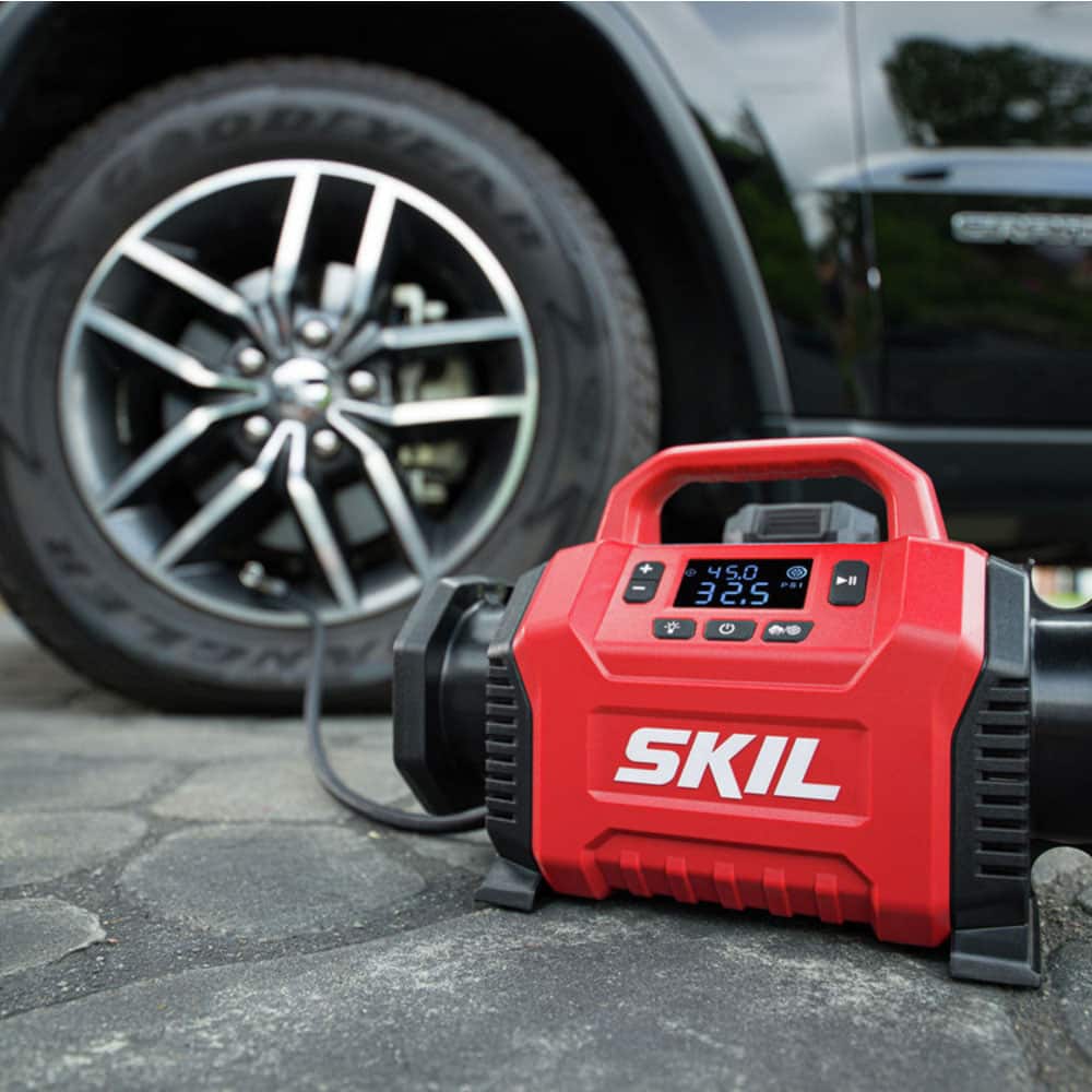 Alt View 15. Skil - PWR CORE 20 20-Volt Inflator - Tool Only - Red/Black.
