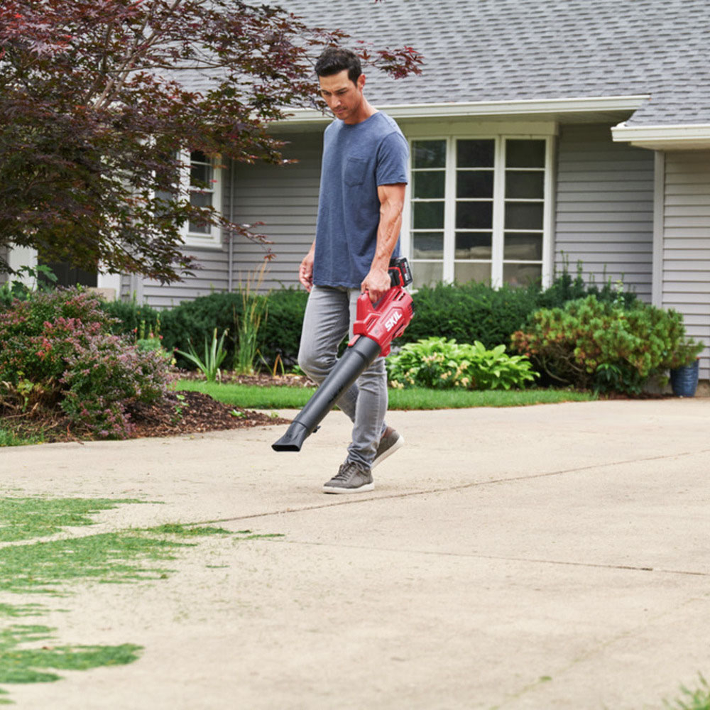 Skil PWR CORE 20 Brushless 20V 400 CFM Leaf Blower with 4.0Ah Battery and  Charger Red/black BL4714B-10 - Best Buy